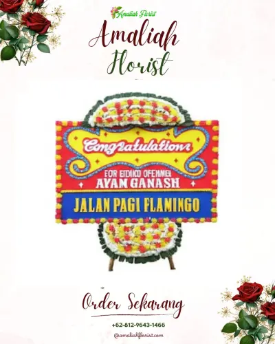 Bunga Papan Congratulation di Capar